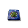 Cigarrera metálica azul