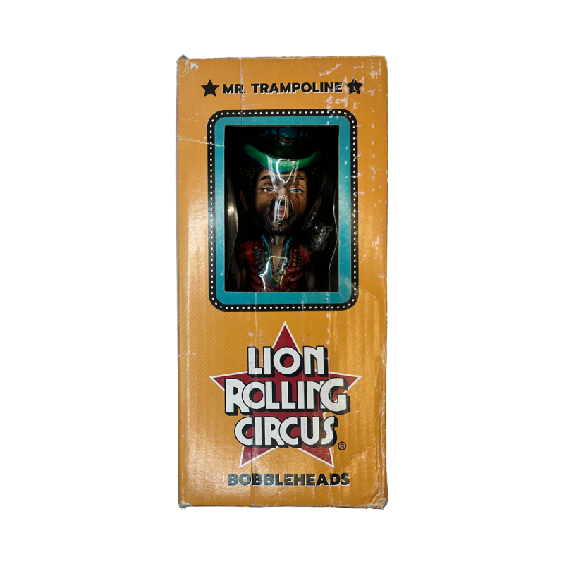 Lion Rolling Circus Bobblehead – Mr. Trampoline