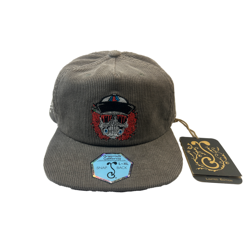 Gorra Grassroots California Snapback “Grateful Dead Steal Your Face” – Edición Limitada