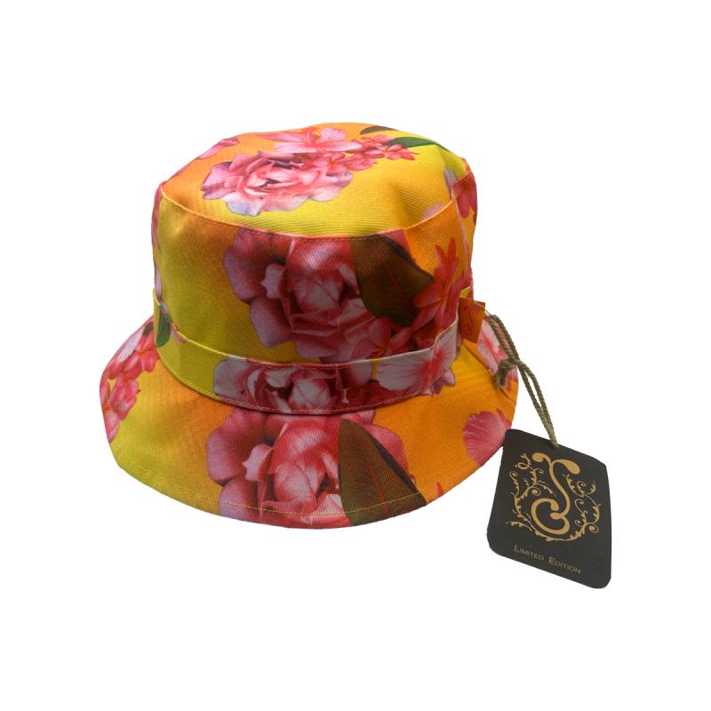 Gorro Bucket Hat Grassroots California “Sunset Floral” – Edición Limitada