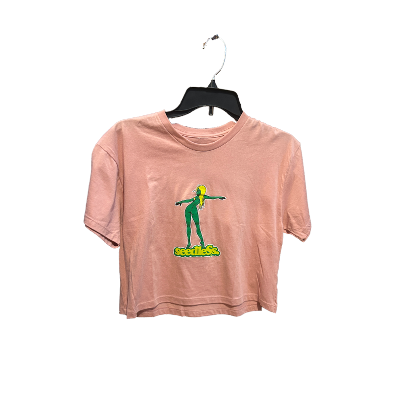 Playera Crop Top SeedleSs Rosa | Estilo Urbano y Cómodo