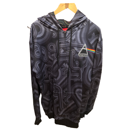 Sudadera Pink Floyd Estilo Psicodélico | Dark Side of the Moon | Con Capucha