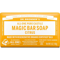Dr. Bronner’s Jabón puro de castilla en barra aroma Cítrico