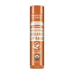 Dr. Bronner’s Bálsamo Labial Orgánico de Naranja Jengibre
