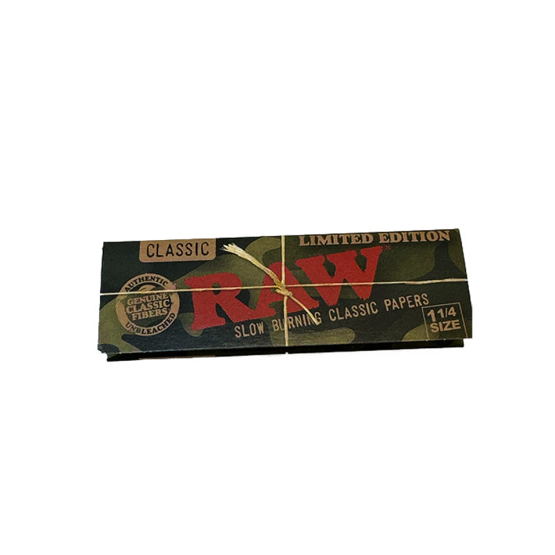 RAW Classic Limited Edition Camo 1¼ Rolling Papers