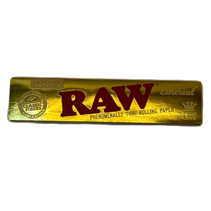 RAW Classic Ethereal King Size Slim – Edición Dorada Ultra Fina