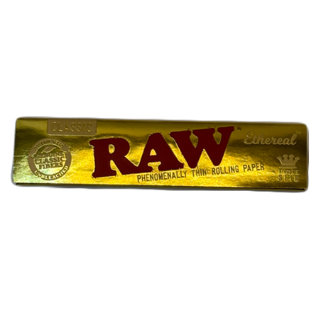 RAW Classic Ethereal King Size Slim – Edición Dorada Ultra Fina