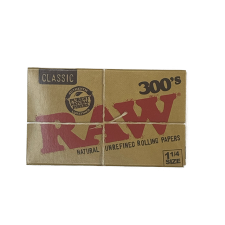 RAW Classic 300’s 1¼ Rolling Papers